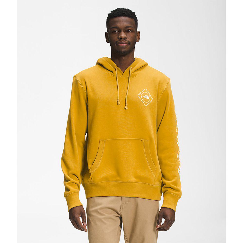The North Face Himalayan Bottle Source Pullover Ανδρικα Φούτερ Hoodie - Κίτρινα (UCJH15064)